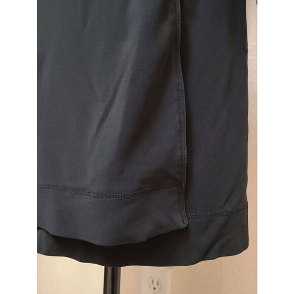 BANANA REPUBLIC Black Stretch Long Sleeve Belted Wrap Dress Size XS - Picture 13 of 15